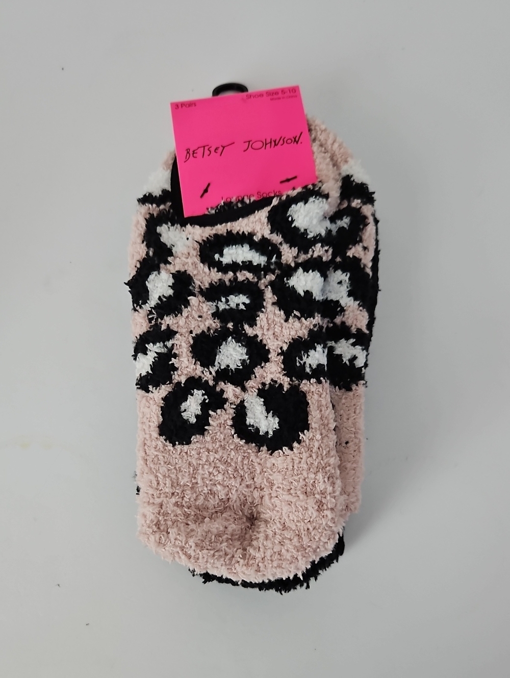 Betsey Johnson NWT 3pk Lounge Fleece Socks